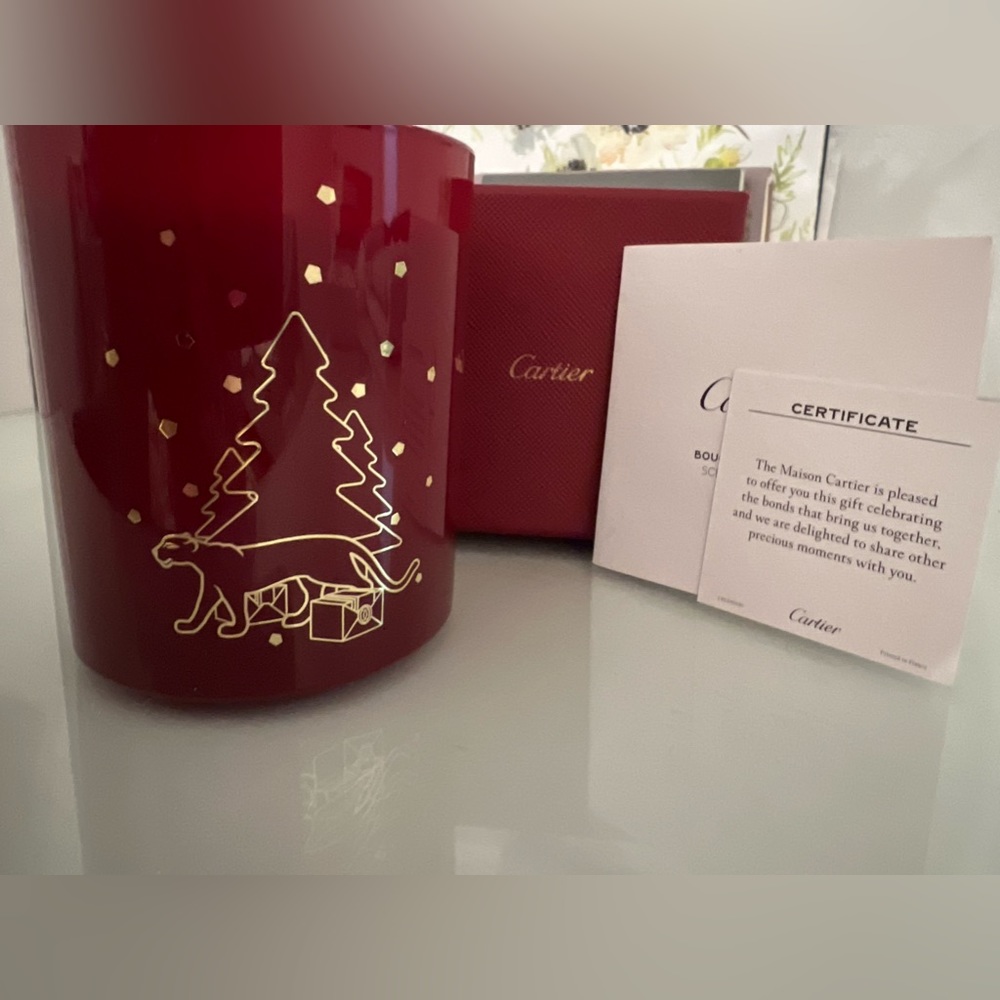 Cartier Christmas Candle